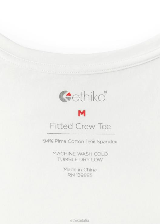 maglietta del fidanzato bianca donne Ethika 6P2X01414 vestiario