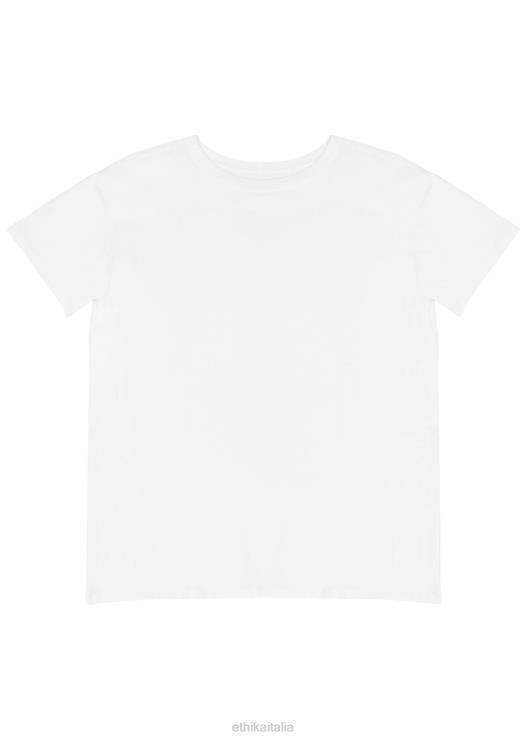 maglietta del fidanzato bianca donne Ethika 6P2X01414 vestiario