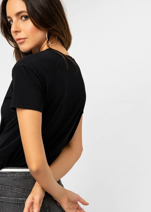 maglietta del fidanzato nera donne Ethika 6P2X01412 vestiario