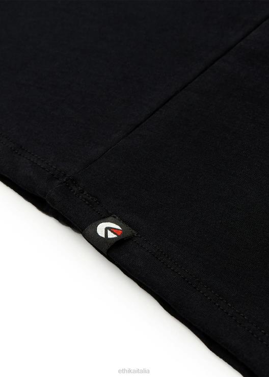 maglietta del fidanzato nera donne Ethika 6P2X01412 vestiario