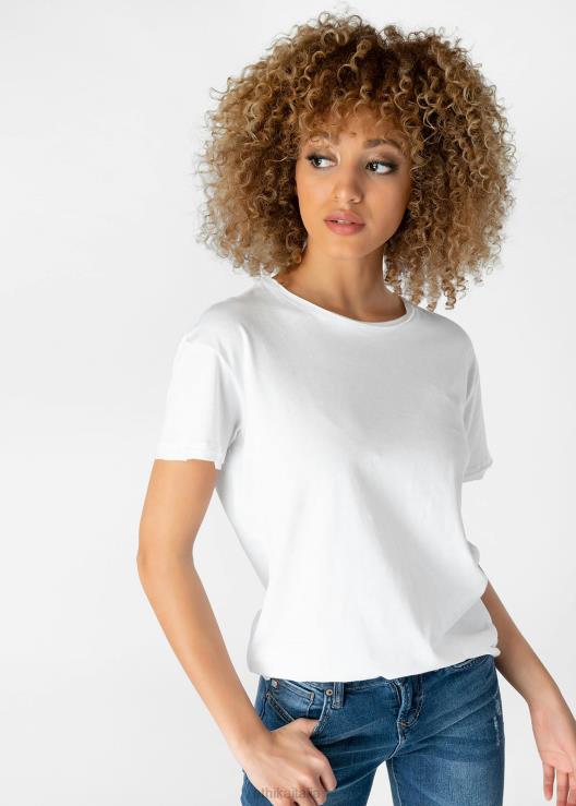 maglietta invecchiata - bianca donne Ethika 6P2X01408 vestiario