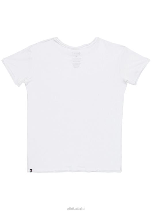 maglietta invecchiata - bianca donne Ethika 6P2X01408 vestiario