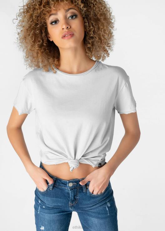 maglietta invecchiata - grigia donne Ethika 6P2X01398 vestiario