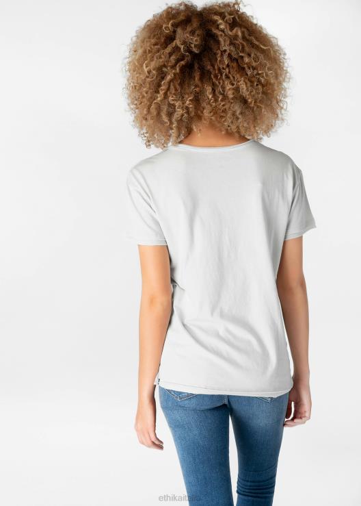 maglietta invecchiata - grigia donne Ethika 6P2X01398 vestiario