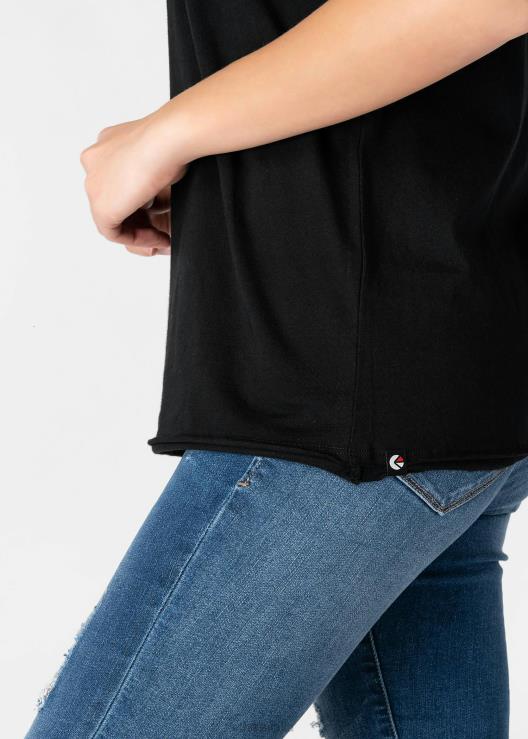 maglietta invecchiata - nera donne Ethika 6P2X01399 vestiario