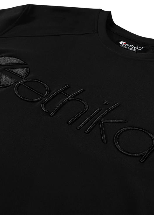 girocollo premium ricamato - nero donne Ethika 6P2X01421 vestiario