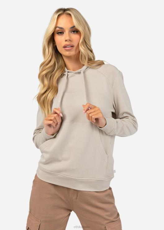 pullover con cappuccio premium - sabbia del deserto donne Ethika 6P2X01423 vestiario