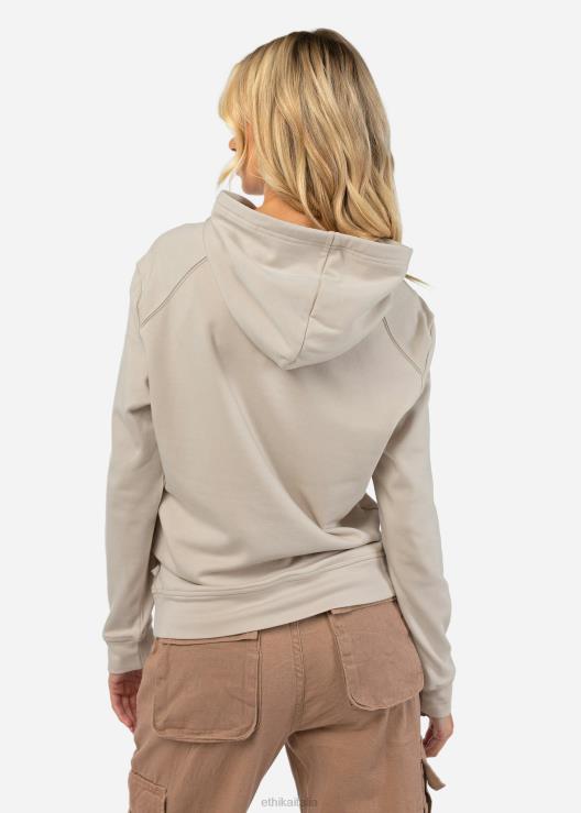 pullover con cappuccio premium - sabbia del deserto donne Ethika 6P2X01423 vestiario