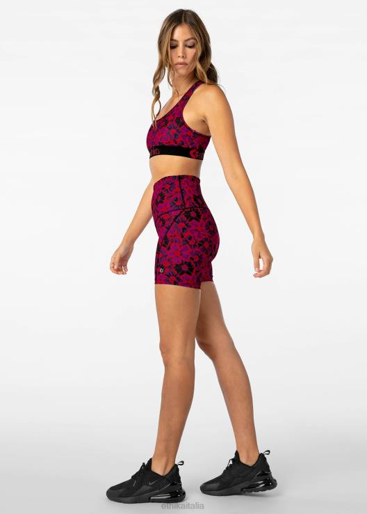 corto da motociclista floreale neon - petite donne Ethika 6P2X01508 vestiario