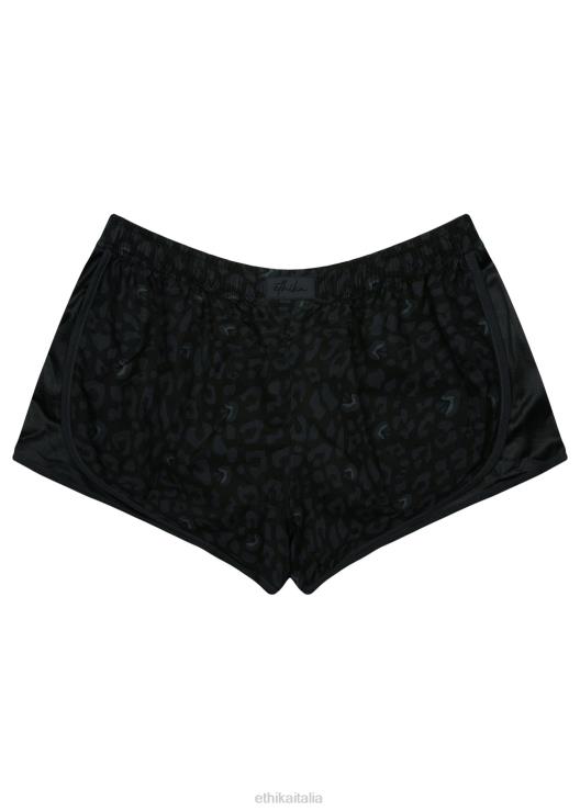 in esecuzione breve - leopardo nero donne Ethika 6P2X01497 vestiario