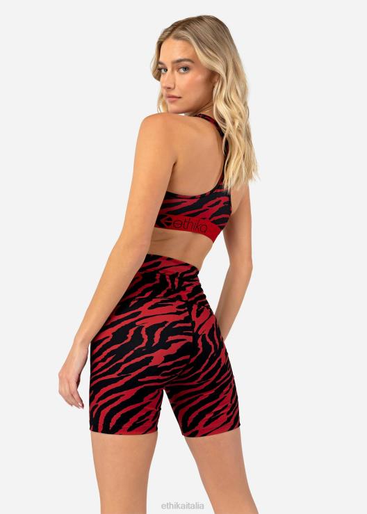 motociclista corto tigre cremisi - petite donne Ethika 6P2X01504 vestiario