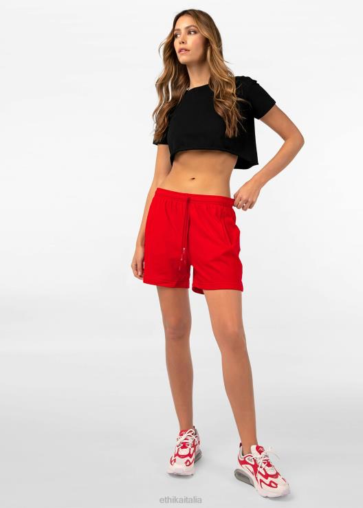 pantaloncini da ginnastica premium - rossi donne Ethika 6P2X01501 vestiario