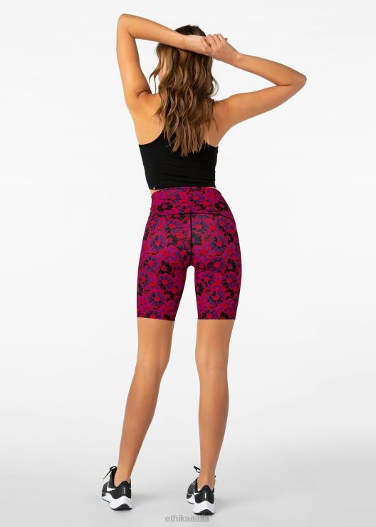 pantaloncini da motociclista - fiori fluo donne Ethika 6P2X01509 vestiario