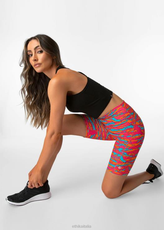 pantaloncini da motociclista - tigre pop donne Ethika 6P2X01515 vestiario