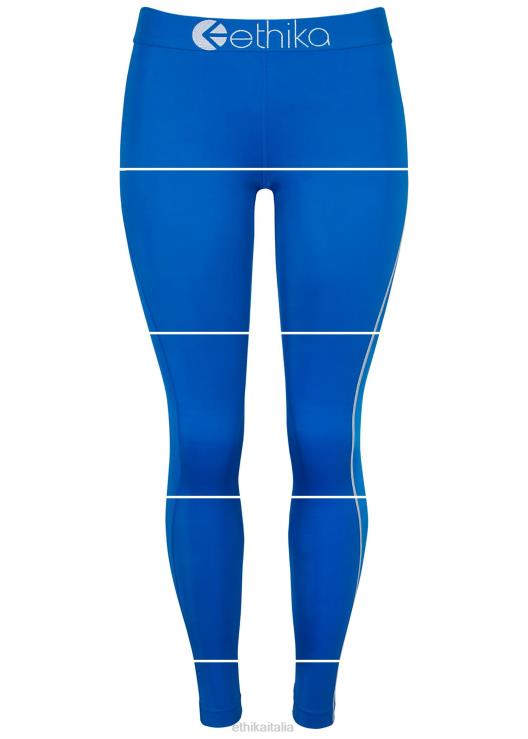 Prestazioni sottozero strette su tutta la lunghezza - blu neon donne Ethika 6P2X01477 vestiario