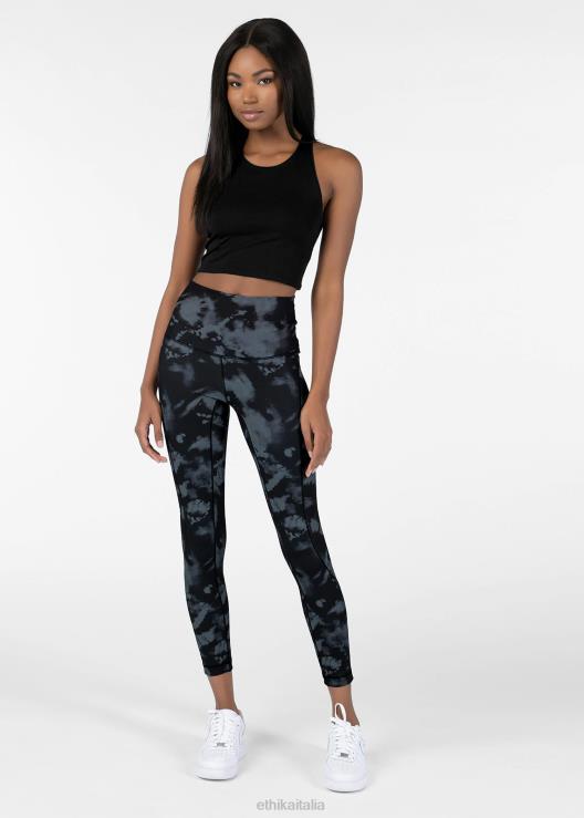 Tintura fumo attillata a vita alta - petite 25" donne Ethika 6P2X01456 vestiario