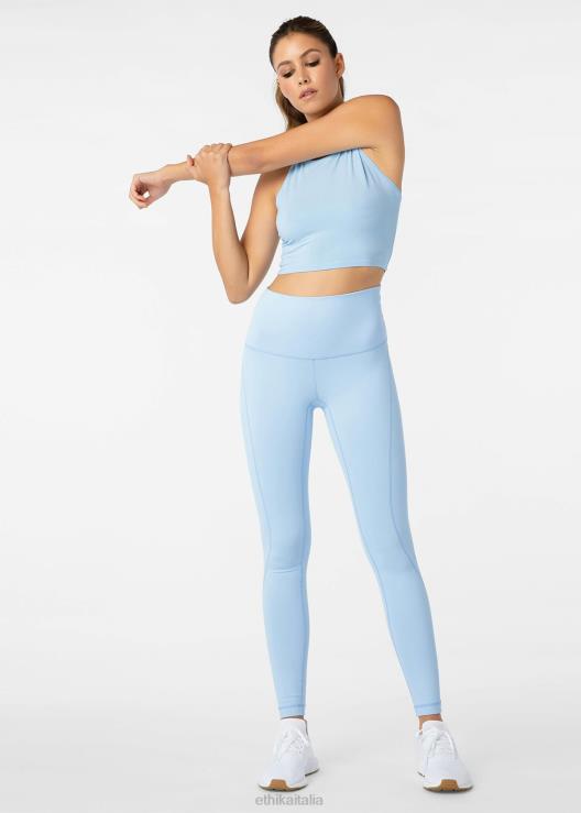 campana blu attillata a vita alta - standard 28