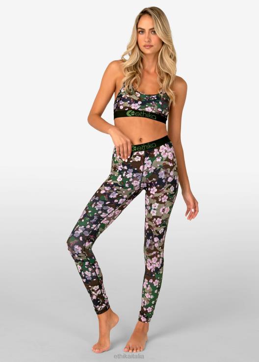 leggings fiori di pesco donne Ethika 6P2X01431 vestiario