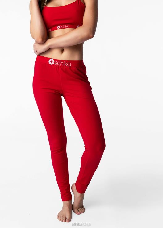 leggings modal - rosso rosso macchina donne Ethika 6P2X01443 vestiario