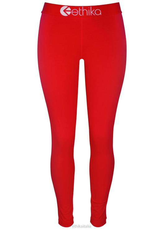 leggings modal - rosso rosso macchina donne Ethika 6P2X01443 vestiario