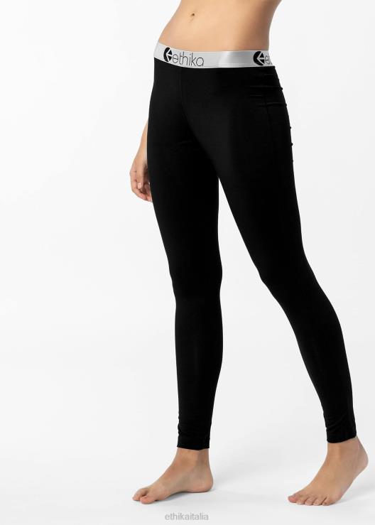 leggings premium modal - nero donne Ethika 6P2X01448 vestiario