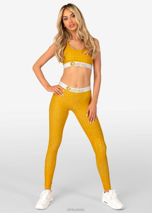 prestazioni sottozero strette su tutta la lunghezza - coccodrillo ambra donne Ethika 6P2X01466 vestiario