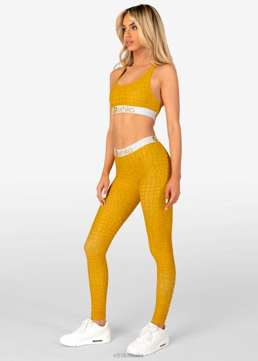 prestazioni sottozero strette su tutta la lunghezza - coccodrillo ambra donne Ethika 6P2X01466 vestiario