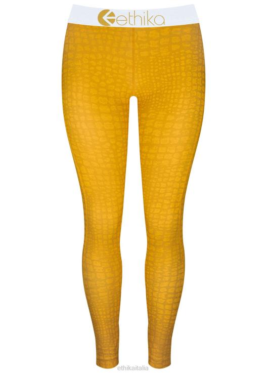 prestazioni sottozero strette su tutta la lunghezza - coccodrillo ambra donne Ethika 6P2X01466 vestiario