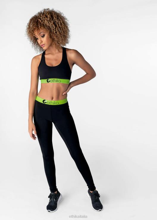 prestazioni sottozero strette su tutta la lunghezza - verde donne Ethika 6P2X01480 vestiario