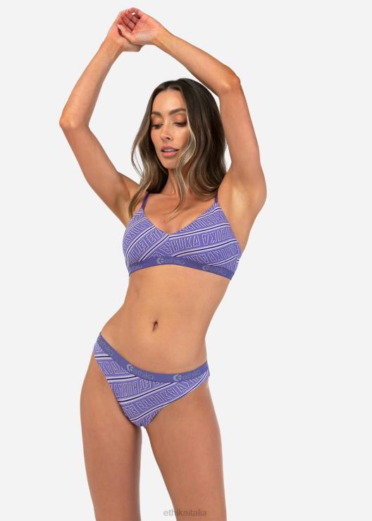 bikini a righe color caramello donne Ethika 6P2X0857 vestiario