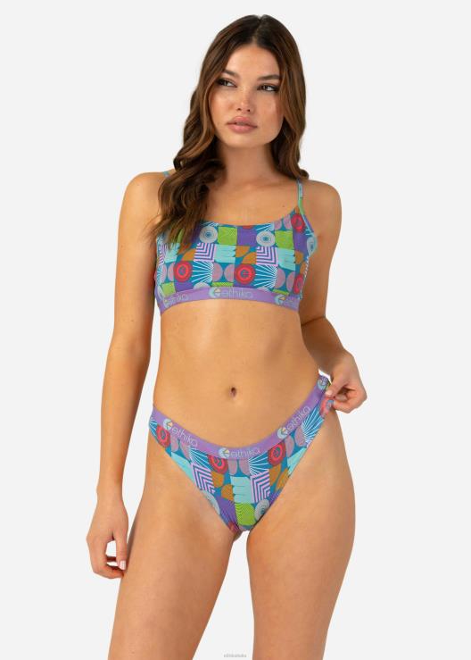 raccolta astratta di bikini donne Ethika 6P2X0838 vestiario