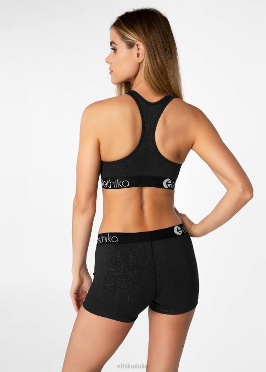 Performance con griglia in rilievo in fiocco - nera donne Ethika 6P2X0945 vestiario