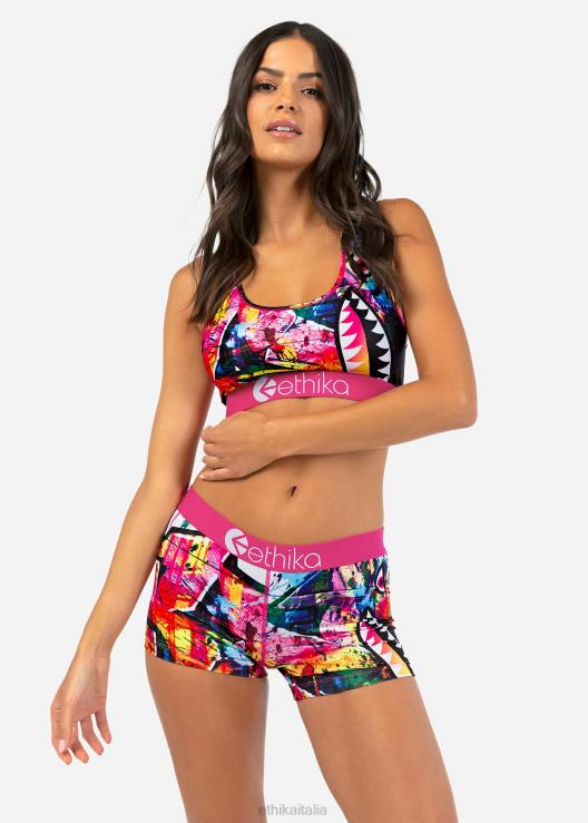 bomber di base rosa dripp donne Ethika 6P2X01087 vestiario