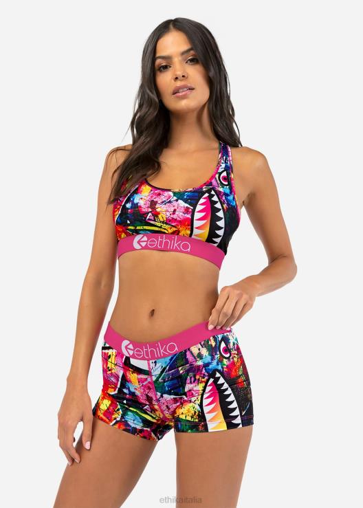 bomber di base rosa dripp donne Ethika 6P2X01087 vestiario