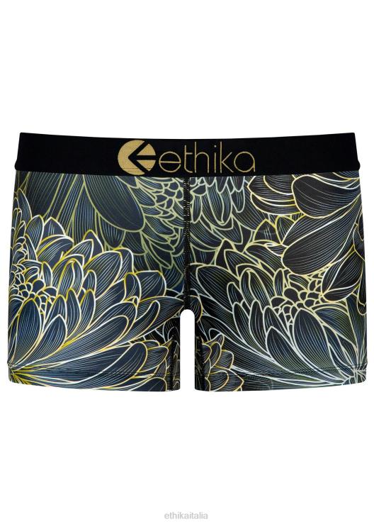 fiocco floreale in oro donne Ethika 6P2X0783 vestiario