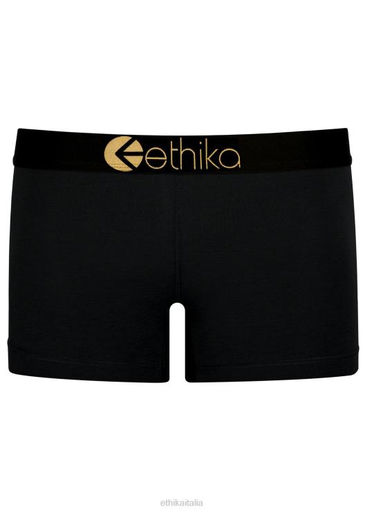 fiocco modal - lurex oro nero donne Ethika 6P2X0984 vestiario