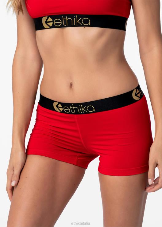 fiocco modal - lurex oro rosso donne Ethika 6P2X01112 vestiario