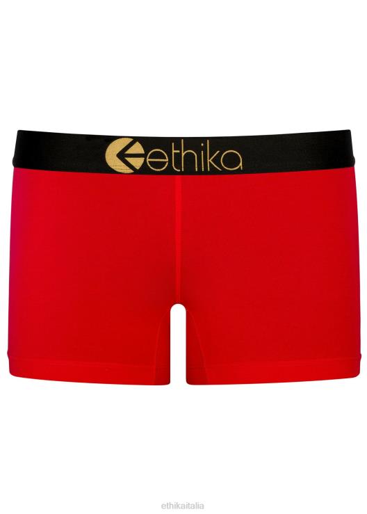fiocco modal - lurex oro rosso donne Ethika 6P2X01112 vestiario