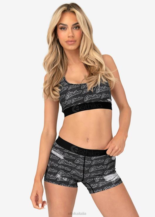 incisione laser con fiocco donne Ethika 6P2X0781 vestiario