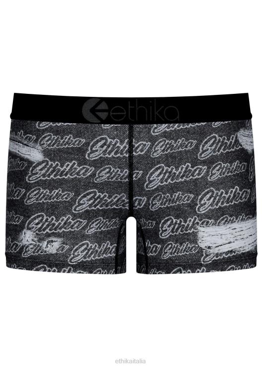 incisione laser con fiocco donne Ethika 6P2X0781 vestiario