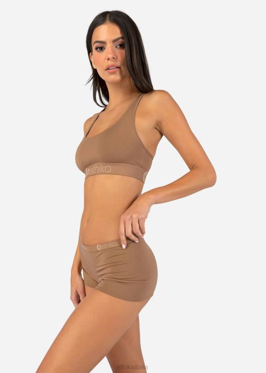 pecan corto donne Ethika 6P2X0938 vestiario
