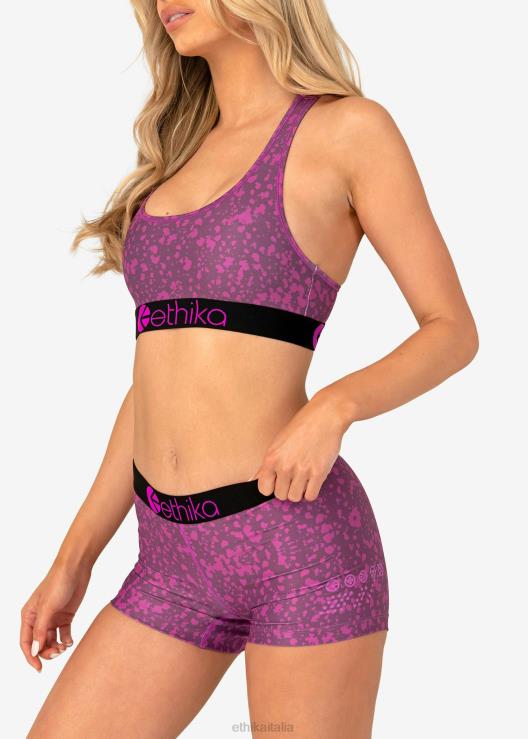 prestazione sottozero di base: schizzi di fucsia donne Ethika 6P2X01057 vestiario