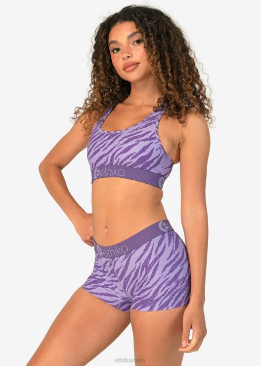 prestazione sottozero di base: zebra viola donne Ethika 6P2X01055 vestiario