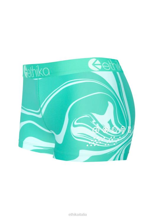 prestazioni sottozero di base: curvatura verde acqua donne Ethika 6P2X01058 vestiario