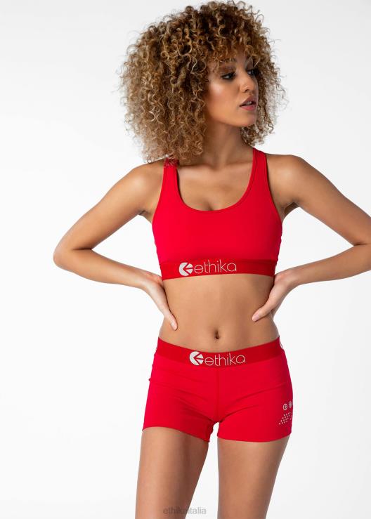 prestazioni sottozero di base: rosso neon donne Ethika 6P2X01064 vestiario