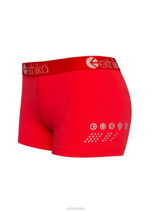 prestazioni sottozero di base: rosso neon donne Ethika 6P2X01064 vestiario