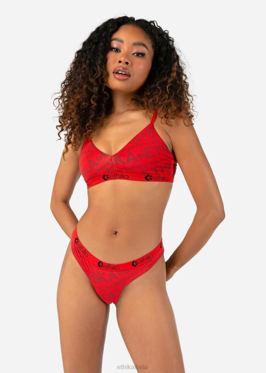 perizoma avvolgente in ciliegia donne Ethika 6P2X0845 vestiario