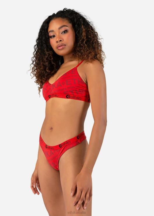 perizoma avvolgente in ciliegia donne Ethika 6P2X0845 vestiario