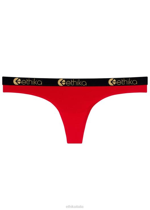 perizoma in modal - rosso oro lurex donne Ethika 6P2X01072 vestiario