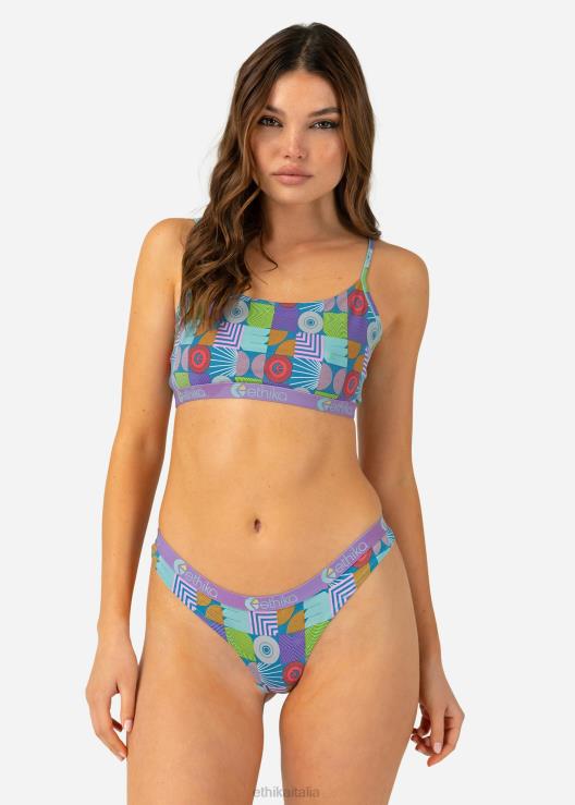 raccolta astratta perizoma donne Ethika 6P2X0836 vestiario